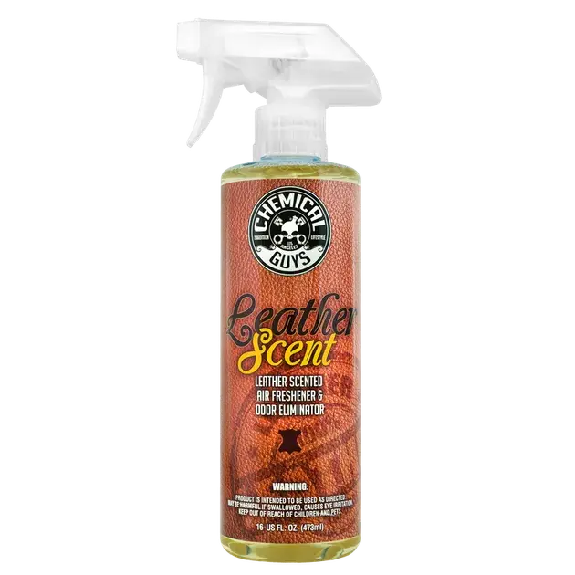Chemical Guys Leather Scent Air Freshener And Odor Eliminator (16 Fl. Oz.) Price Drop