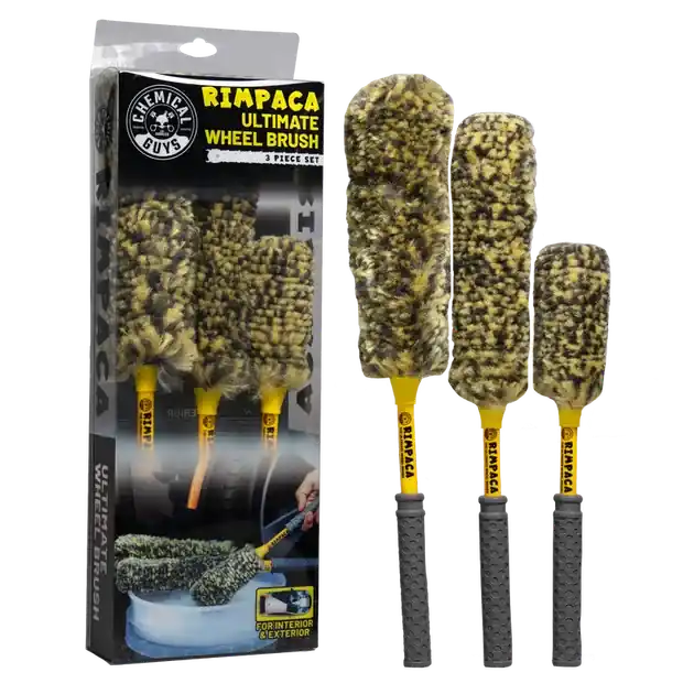 Chemical Guys Rimpaca Ultimate Wheel Brush Set (3 Pcs) Big Sale