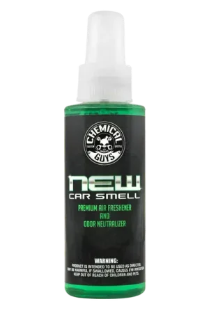 Chemical Guys New Car Scent Air Freshener And Odor Eliminator (4 Fl. Oz.) Best Seller