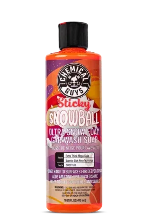 New Arrival Chemical Guys Sticky Snowball Snow Foam Auto Wash (16 Fl. Oz.)