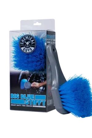 Modern Chemical Guys Blue Stiffy Brush for Tires
