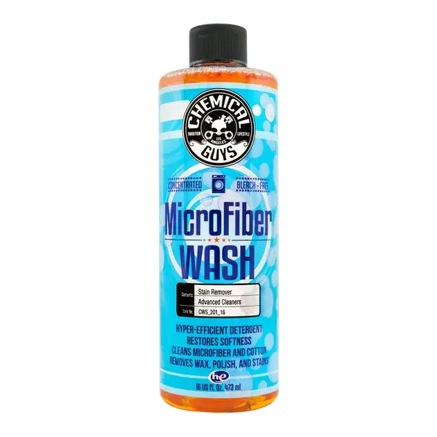 Chemical Guys Microfiber Wash Cleaning Detergent Concentrate (16 Fl. Oz.) While Supplies Last