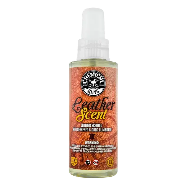 Chemical Guys Leather Scent Air Freshener And Odor Eliminator (4 Fl. Oz.) Clearance
