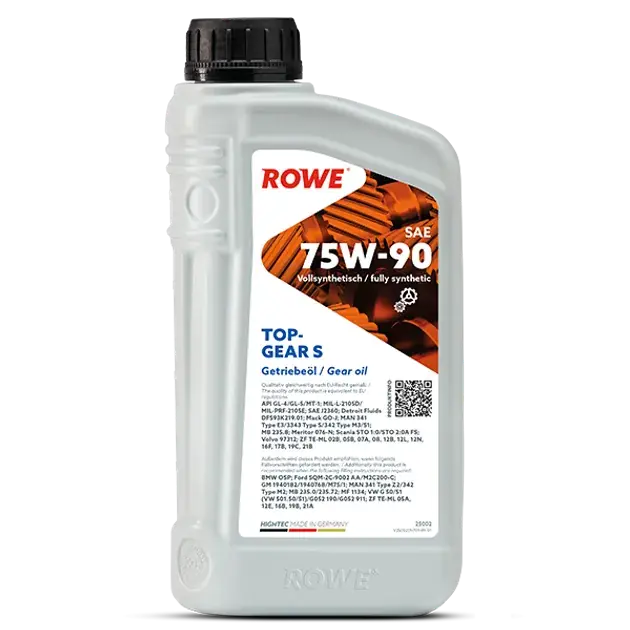 ROWE Hightec Topgear SAE 75W-90 S Gear Oil - 25002-0010-99 - 1 Liter Weekend Sale