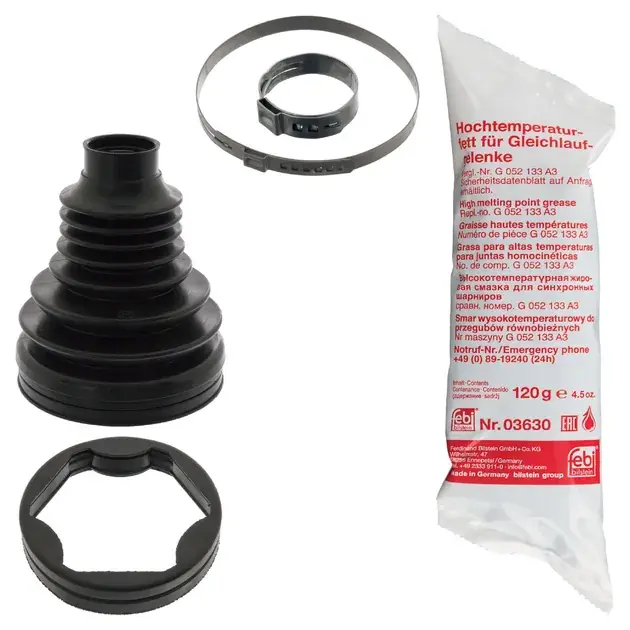 Febi Bilstein Front Inner CV Joint Boot Kit - 8K0498201B Handmade