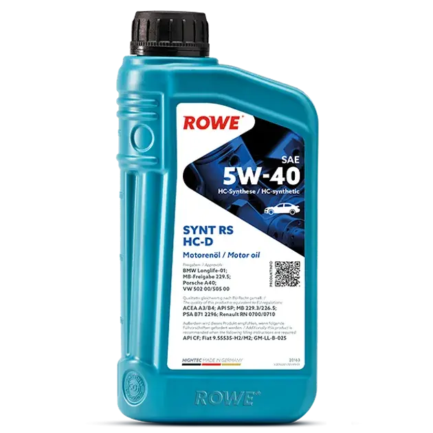 ROWE Hightec SYNT RS HC-D SAE 5W-40 Motor Oil - 20163 Big Sale