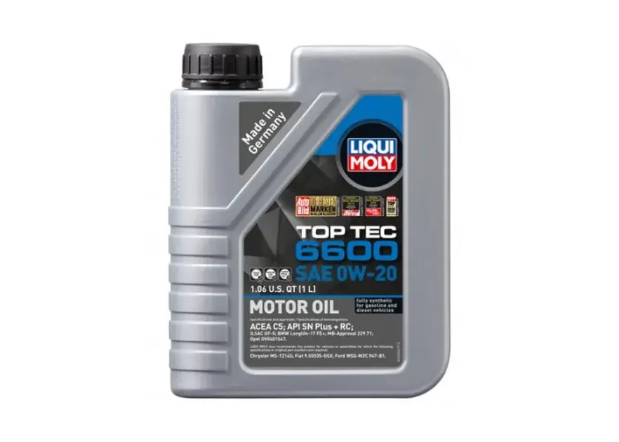 Brand New Liqui Moly TOP TEC 6600 SAE 0W-20 - 1 Liter