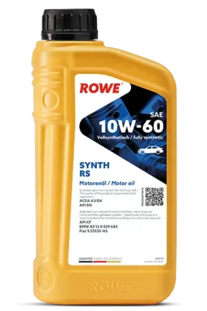 Price Drop ROWE Hightec SYNTH RS SAE 10W-60 Motor Oil - 20070