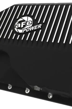 Express Delivery aFe POWER Pro Series Engine Oil Pan Black w/ Machined Fins For VW - 46-71240B
