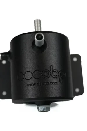 OBP 0.5 Litre Round Baffled Bulkhead Mount Oil Catch Tank Worldwide Shipping