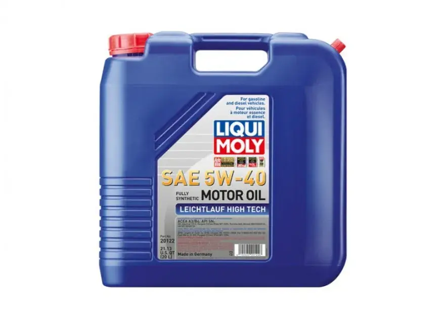 Liqui Moly Leichtlauf High Tech SAE 5W-40 - 20 Liters Next Day Delivery