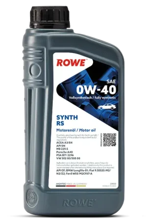 ROWE Hightec SYNTH RS SAE 0W-40 Motor Oil - 20020 Editor’s Pick