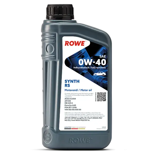 ROWE Hightec SYNTH RS SAE 0W-40 Motor Oil - 20020 Editor’s Pick