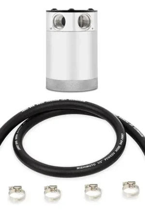 Buy Today Mishimoto Compact Baffled Oil Catch Can - 2-Port - Polished