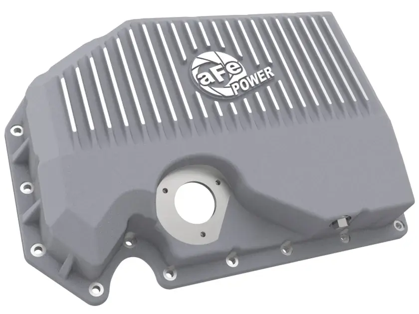 High Quality aFe POWER Street Series Engine Oil Pan Raw w/ Machined Fins For VW - 46-71210A