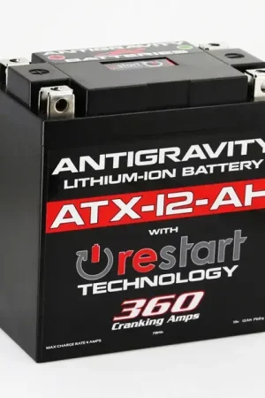 Hot Picks Antigravity YTX12B-BS Lithium Battery w/Re-Start