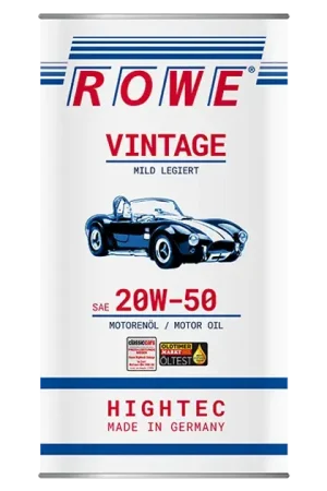 ROWE Hightec Vintage SAE 20W-50 MILD Legiert Motor Oil - 20221-0050-99 - 5 Liter Top Rated