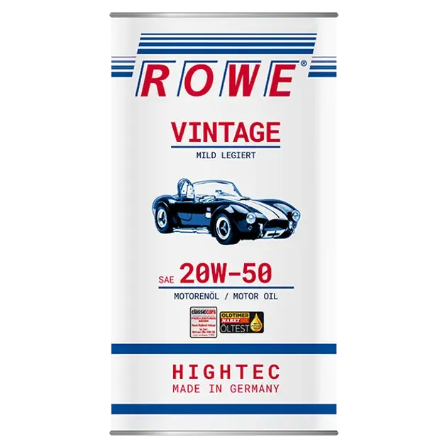 ROWE Hightec Vintage SAE 20W-50 MILD Legiert Motor Oil - 20221-0050-99 - 5 Liter Top Rated