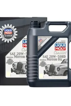 Liqui Moly Classic Motoroil SAE 20W-50 HD - 5 Liters Shop Now