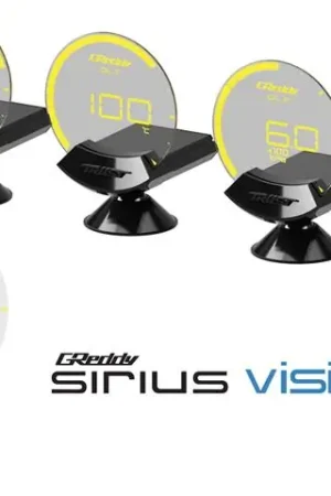 GReddy Sirius Vision Display (Turbo / Press / Temp / Voltage) 68mm Clear Thin-Film EL Display Gauge Free Returns