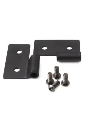 Rampage 1976-1983 Jeep CJ5 Lower Door Hinge Brackets - Black Editor’s Pick