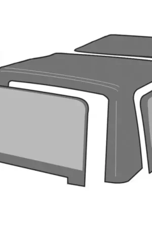 Grab Now Rampage 1986-1994 Suzuki Samurai Soft Top OEM Replacement - Black Diamond
