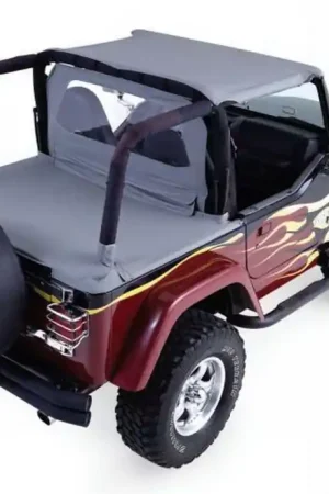 Rampage 1992-1995 Jeep Wrangler(YJ) Cab Soft Top And Tonneau Cover - Black Denim Save Now
