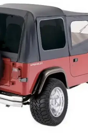 Rampage 1988-1995 Jeep Wrangler(YJ) OEM Replacement Top - Black Diamond Clearance