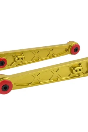 Viral Skunk2 Honda/Acura EK Alpha Series Rear Lower Control Arm Set - Gold
