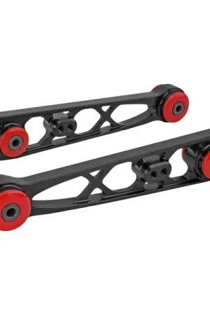 Skunk2 Honda/Acura EG/DC Ultra Series Rear Lower Control Arm Set - Black Hassle-Free Returns