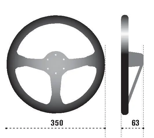 Holiday Sale Sparco Steering Wheel L777 Suede Black