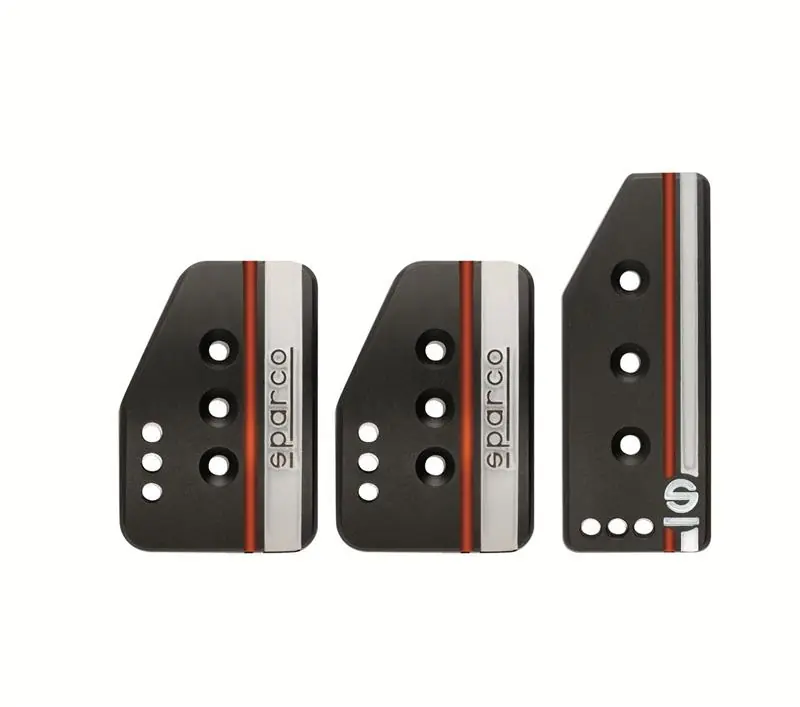 Discount Sparco Pedal Set Settanta Short Silver