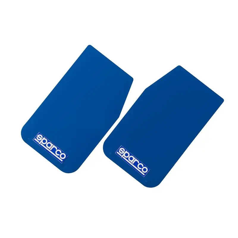 New Release Sparco Mud Flap Pair Blue