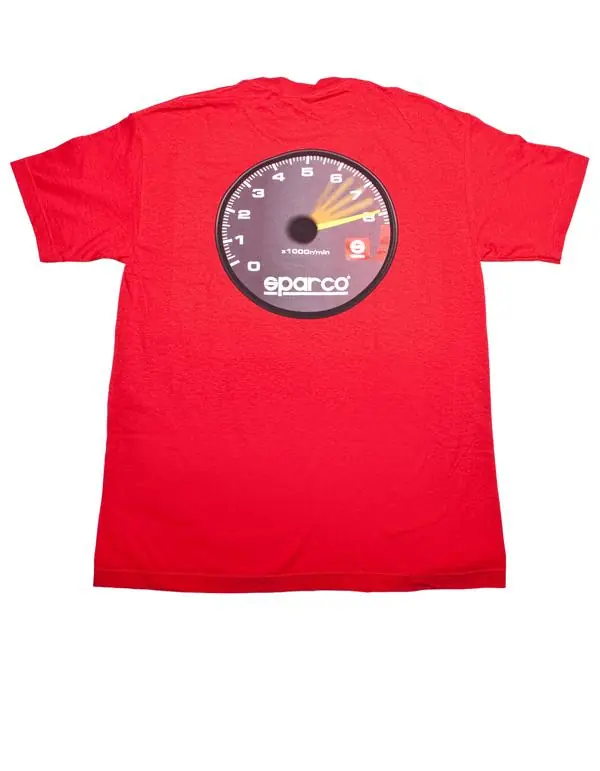 Buy Online Sparco T-Shirt Tach Blk Lrg