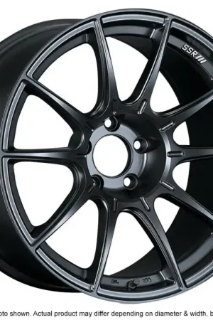 Fan Favorite SSR GTX01 18x9.5 5x114.3 22mm Offset Flat Black Wheel Evo 8 9 X / G35 / 350z / 370z