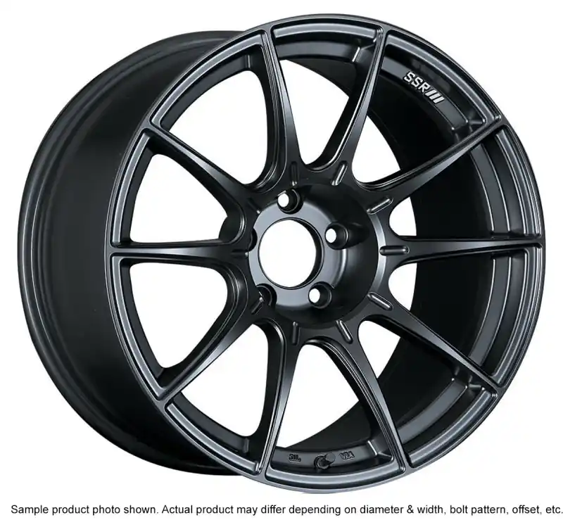 Fan Favorite SSR GTX01 18x9.5 5x114.3 22mm Offset Flat Black Wheel Evo 8 9 X / G35 / 350z / 370z