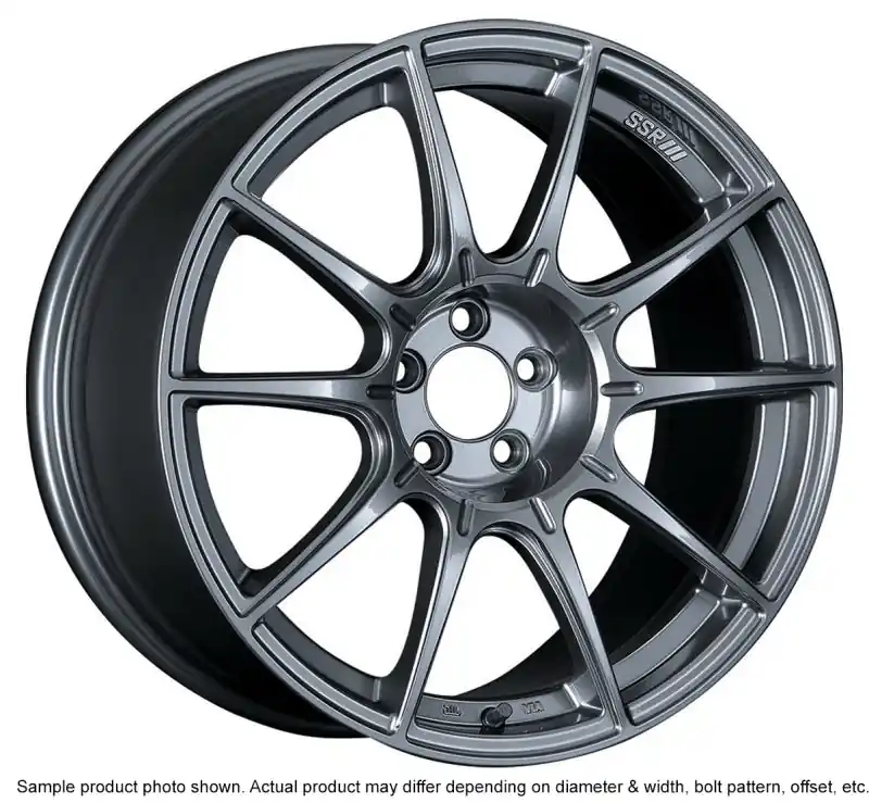 SSR GTX01 18x9.5 5x114.3 40mm Offset Dark Silver Wheel Price Cut