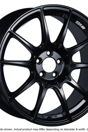 SSR GTX01 19x9.5 5x120 38mm Offset Flat Black Wheel Markdown