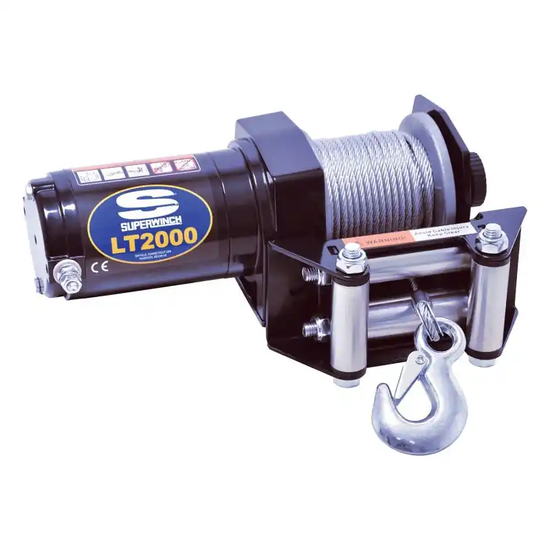 Best Choice Superwinch 2000 LBS 12V DC 5/32in x 49ft Steel Rope LT2000 Winch