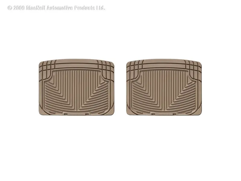 WeatherTech 93 Mercedes-Benz 300CE Rear Rubber Mats - Tan Discount