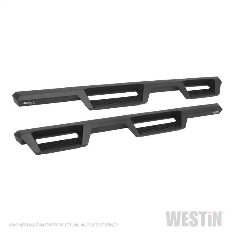 High Quality Westin 18-20 Jeep Wrangler JL Unlimited 4DR HDX Drop Nerf Step Bars - Textured Black