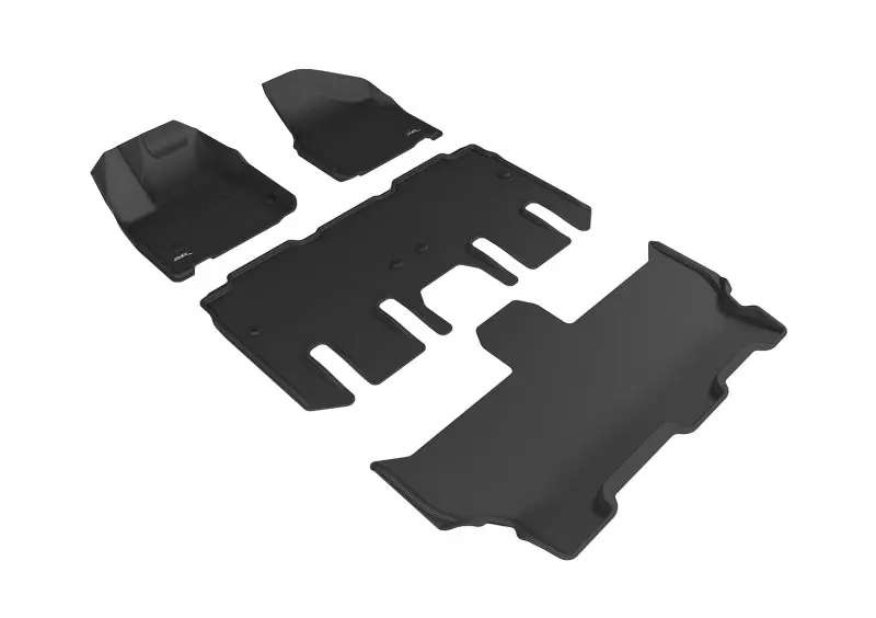 Don’t Miss Out 3D MAXpider 2017-2020 Chrysler Pacifica/Voyager Kagu 1st & 2nd & 3rd Row Floormats - Black