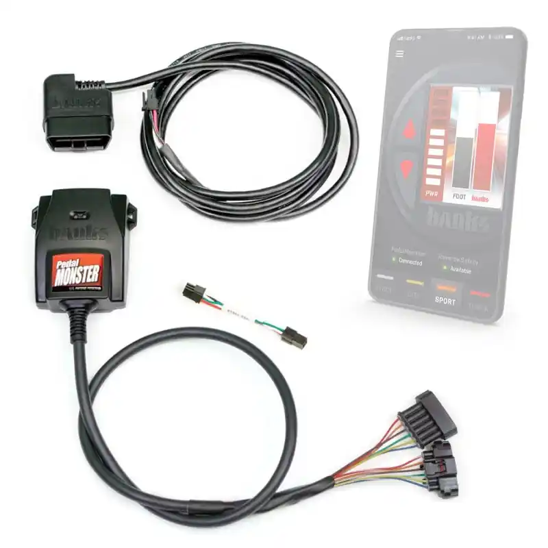 Banks Power Pedal Monster Kit (Stand-Alone) - Molex MX64 - 6 Way - Use w/Phone Place Order