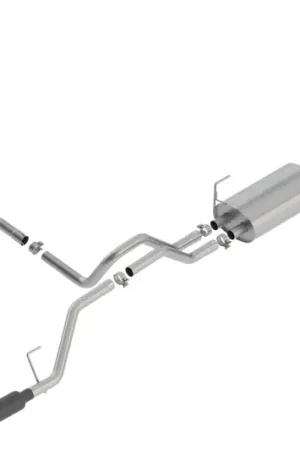 Special Discount Borla 16-19 Nissan Titan 5.6L V8 2WD/4WD S-Type Catback Exhaust - Black Chrome Tips