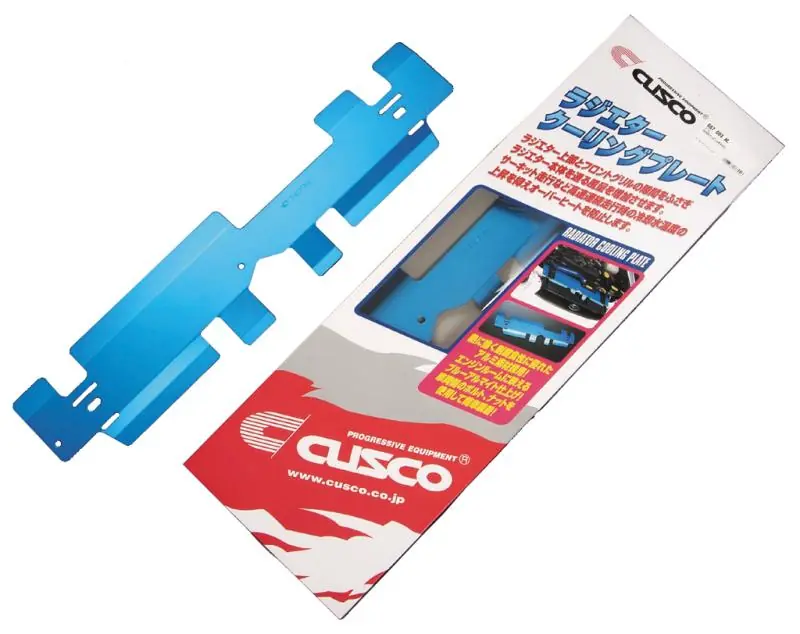 Instant Buy Cusco Radiator Cooling Plate CT9A Evo 8-9 *Blue*