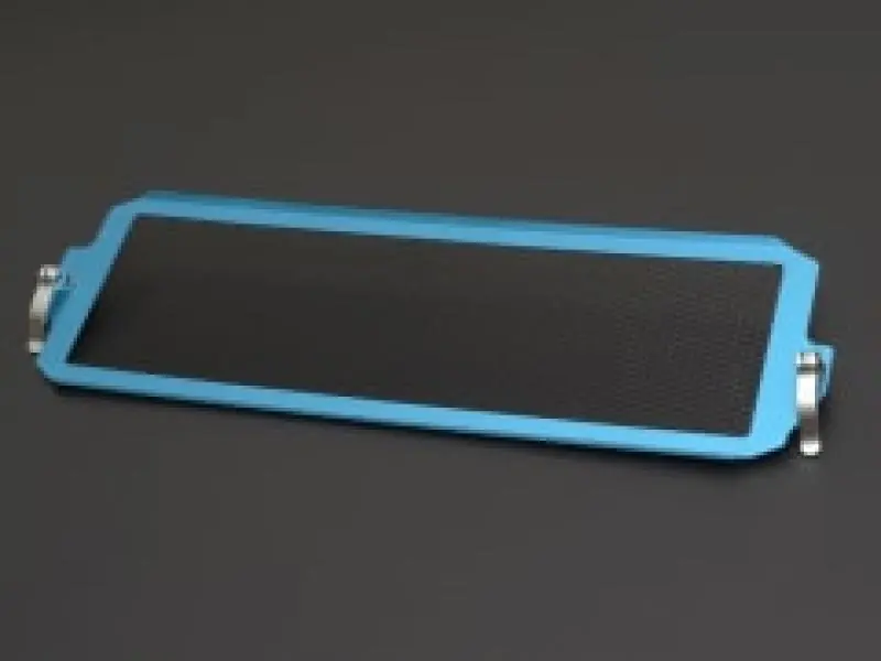 Cusco 08-17 Impreza (GR/GV/VA) Turbo Intercooler Protection Grill Kit Blue w/Blk Mesh Original