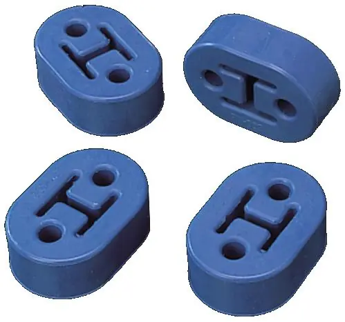 Last Chance Cusco HD Exhaust Bushing Blue 11mm Hole ID x 40mm Distance (Hole to Hole) x 26mm Thickness Toyota