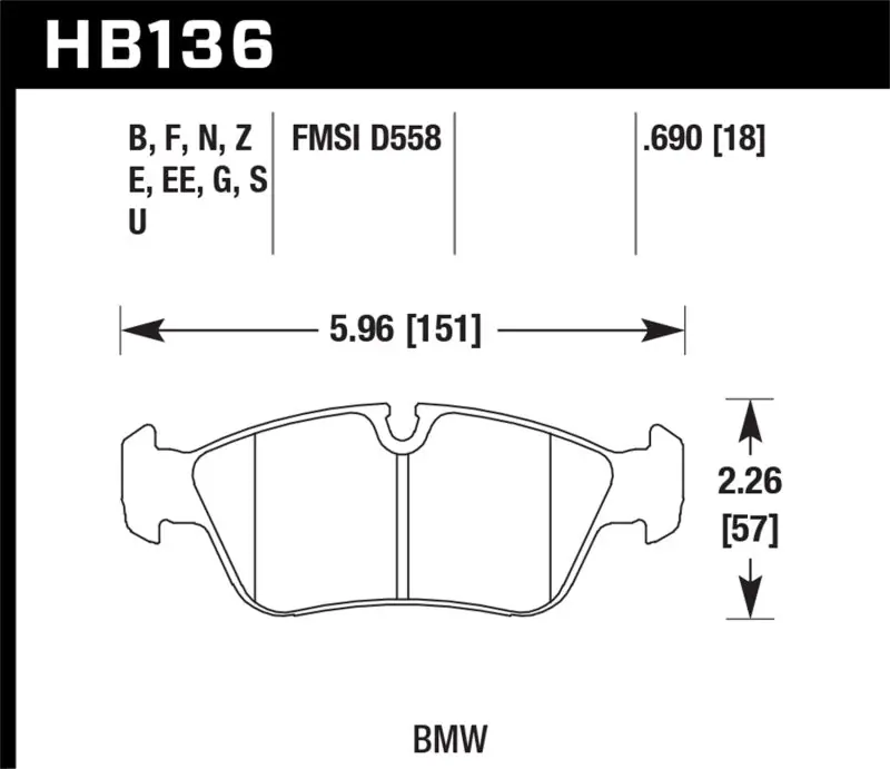 Hawk 92-99 BMW 318 Series / 01-07 325 Series / 98-00 328 Series Blue 9012 Race Front Brake Pads Today Only