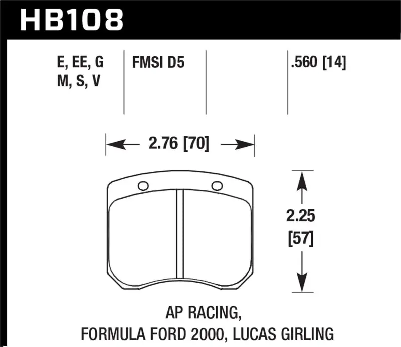 Hawk 1984-1986 Alfa Romeo GTV-6 2.5 HPS 5.0 Front Brake Pads Don’t Miss Out