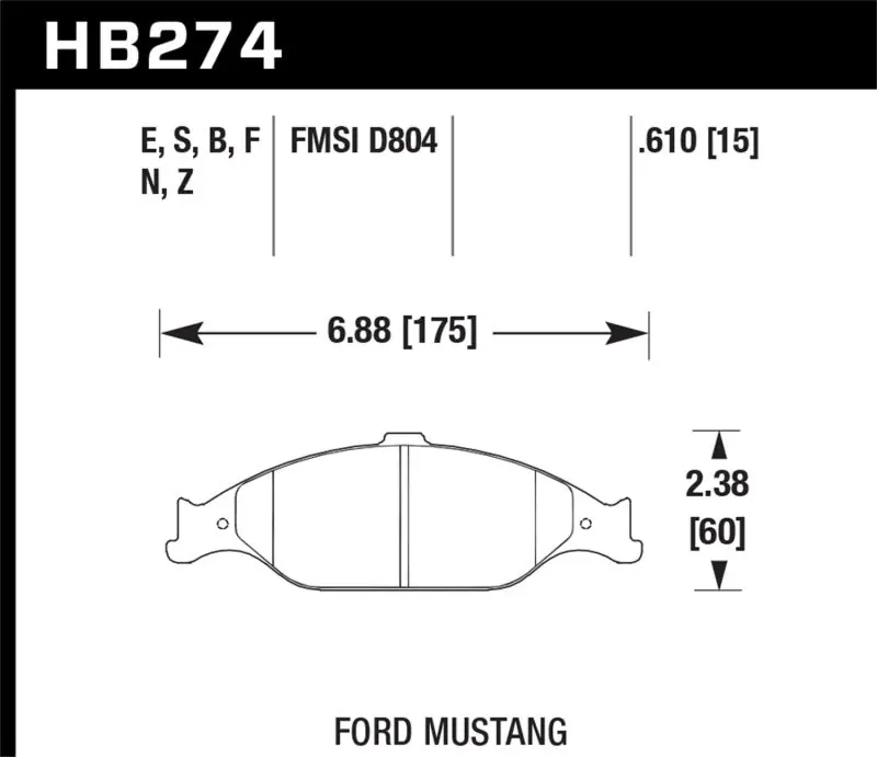 Weekend Sale Hawk HP+ Street Brake Pads
